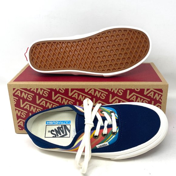 VANS Authentic Sf Retro Stripes Dress Blue Women's Size 7 VN0A3MU61B - Picture 3 of 11